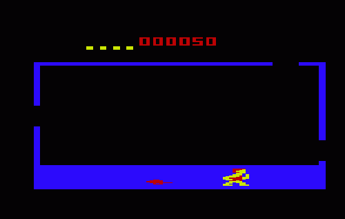 Tomarc the Barbarian & Motocross Racer screenshot 1 for Vic-20